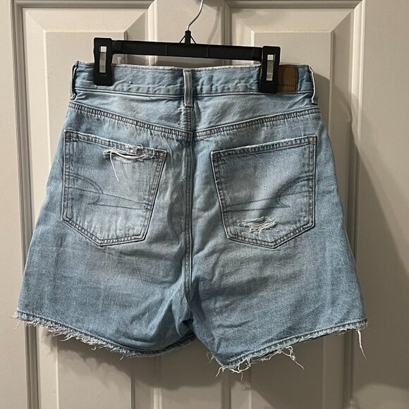 American Eagle - Distressed Jean Shorts / Size 0 - Picture 2 of 8